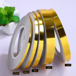 166 Feet 1/2 inch (Golden color) Self-Adhesive Waterproof Tile Gap Tape for Floor and Wall Sealing - Image 7