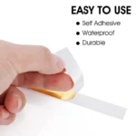 166 Feet 1/2 inch (Golden color) Self-Adhesive Waterproof Tile Gap Tape for Floor and Wall Sealing - Image 3