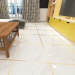 166 Feet 1/2 inch (Golden color) Self-Adhesive Waterproof Tile Gap Tape for Floor and Wall Sealing - Image 6